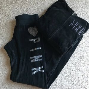 Velour Tracksuit MATCHING SET! (VS Pink)